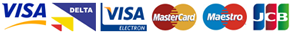 We Accept Visa, Mastercard,Switch,Maestro,Solo,Visa Electron and Delta.