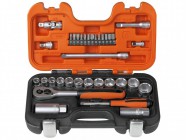 Bahco S330 Socket Set 33 Piece 1/4in & 3/8in Drive