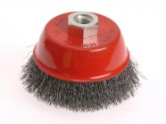 Faithfull Wire Cup Brush 75 x M14 x 2 Stainless Steel 0.30mm