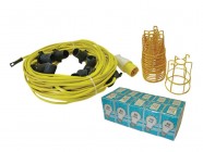 Faithfull Power Plus Feston Lights 25M Cable 10Bulbs 110V