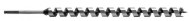 Bosch Wood auger bit, hexagon 18 x 160 x 235 mm, d 11,1 mm 2608597631