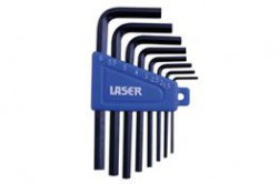 Laser 0268 40-90mm Hex Key Set 8pc