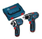 Bosch 10.8 volt Twin Kit plus 7pc hss Drill set & 7pc wood drill set - &pound;164.99 INC VAT