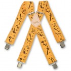 BriMarc Yellow Tape Measure Braces - 341031