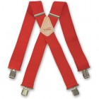 BriMarc Plain Red Braces - 341034