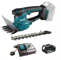 Makita DUM111RTX 18V LXT Cordless Grass Shears With 1 X 5.0AH Battery & Hedge Trimmer Blade