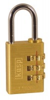 Kasp K11030D Brass Combination Padlock 30mm