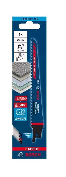 Bosch 1x EXPERT Vehicle Rescue S957CHM reciprozaagblad (voor Robuust staal, Glas, Lengte 150 mm, Professional Accessoires Reciprozaag