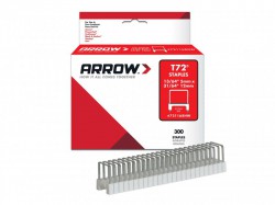 Arrow 721168/T72 12x5mm Clear Insulated Staples (approx 300)