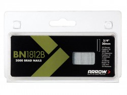 Arrow BN1812B/20mm Brown Head Brad Nails (approx 2000)