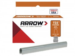 Arrow 256/T25 3/8\" -10mm Round Crown Staples (approx 1000)