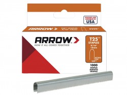 Arrow 259/T25 9/16\" - 14mm Round Crown Staples (approx 1000)