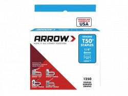 Arrow 50424/ T50 1/4\" - 6mm Staples (approx 1250)