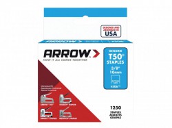 Arrow 50624 /T50 3/8\" - 10mm Staples (approx 1250)