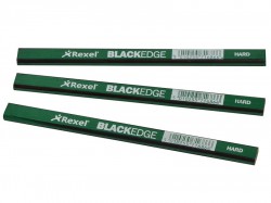 Blackedge 34332 Card of 12 Pencils - Green/Hard