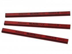 Blackedge 34330 Card of 12 Pencils - Red/ Medium