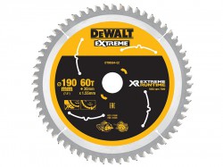 Dewalt FlexVolt Circular Saw Blade 190mm x 30mm 60T