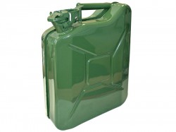 Faithfull Green Jerry Can - Metal 10 Litre