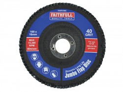 Faithfull Flap Disc 100mm Fine
