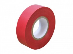 Faithfull PVC Red Electrical Tape 19mm x 20m