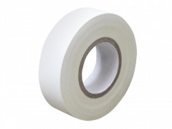 Faithfull PVC Electrical White Tape 19mm x 20m