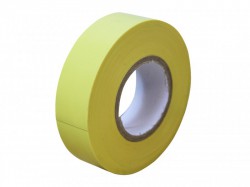 Faithfull PVC Yellow Electrical Tape 19mm x 20m