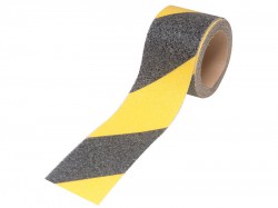 Faithfull Anti-Slip Tape Self Adh 3M x 50 mm Black / Yellow