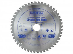 Faithfull Circular Saw Blade TCT 216 x 30 x 48 Tooth Z/deg