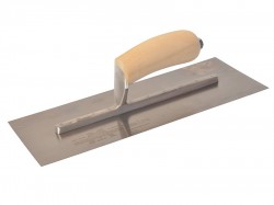 Marshalltown 13 X 5 SS Finishing Trowel Curved - Wood Hdl