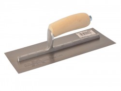 Marshalltown 11 X 4 3/4 Finishing Trowel Curved - Wood Hdl