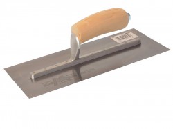 Marshalltown 12 X 5 Finishing Trowel Curved - Wood Hdl