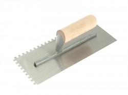 RST Notched Trowel Wooden Handle Square 