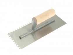 RST Notched Trowel Wooden Handle Square 