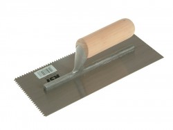 RST Notched Trowel Wooden Handle V