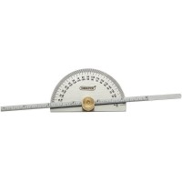 Protractor With Depth Gauge