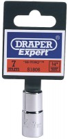 Draper Expert 12MM 1/4\"  Square Drive HI-Torq Hexagon Socket