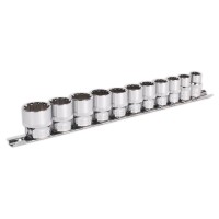 Sealey AK69911 Socket Set 11pc 3/8\"Sq Drive Total Drive