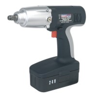 Sealey CP2400 Cordless Impact Wrench 24V 1/2inSq Drive 325lb.ft 2 x Batteries
