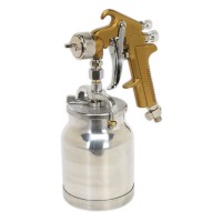 Sealey S775 Spray Gun Suction Feed Siegen Brand 1.7mm Set-Up