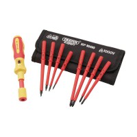 Draper 65372 Expert Ergo Plus 9 Piece Interchangeable VDE Torque Screwdriver Set