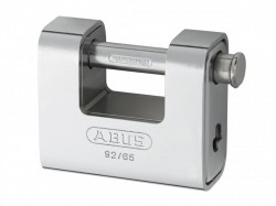 ABUS 92/65 65mm Monoblock Brass Body Shutter Padlock Carded