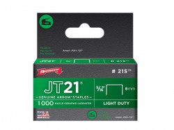 Arrow Staples for JT21 T27 Box 1000 8mm 5/16in