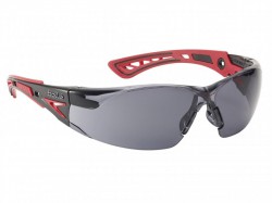 Bollé Safety Rush+ Platinum Safety Glasses Smoke