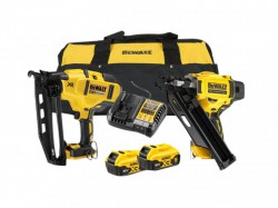 Dewalt DCK246P2 18v XR Nail Gun Kit With 2 x 5.0Ah Li-ion Batteries