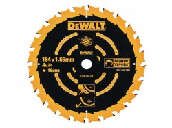 Dewalt Extreme Framing Circular Saw Blade 184 x 16mm x 24T