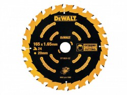 Dewalt DT10624-QZ Cordless Extreme Framing Circular Saw Blade 165 x 20mm x 24T
