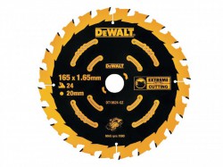 Dewalt Cordless Extreme Framing Circular Saw Blade 165 x 20mm x 24T