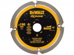 Dewalt DT1472 Extreme PCD Fibre Cement Saw Blade 190 x 30mm x 4T