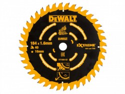 Dewalt Cordless Mitre Saw Blade For DCS365 184 x 16mm x 40T Coarse
