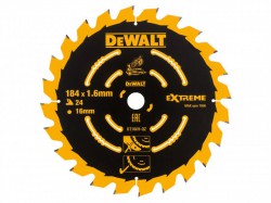 Dewalt Cordless Mitre Saw Blade For DCS365 184 x 16mm x 24T Coarse